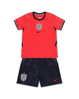 Billige Fotballdrakt England Replika Bortedraktsett Barn VM 2026 Kortermet (med bukser)